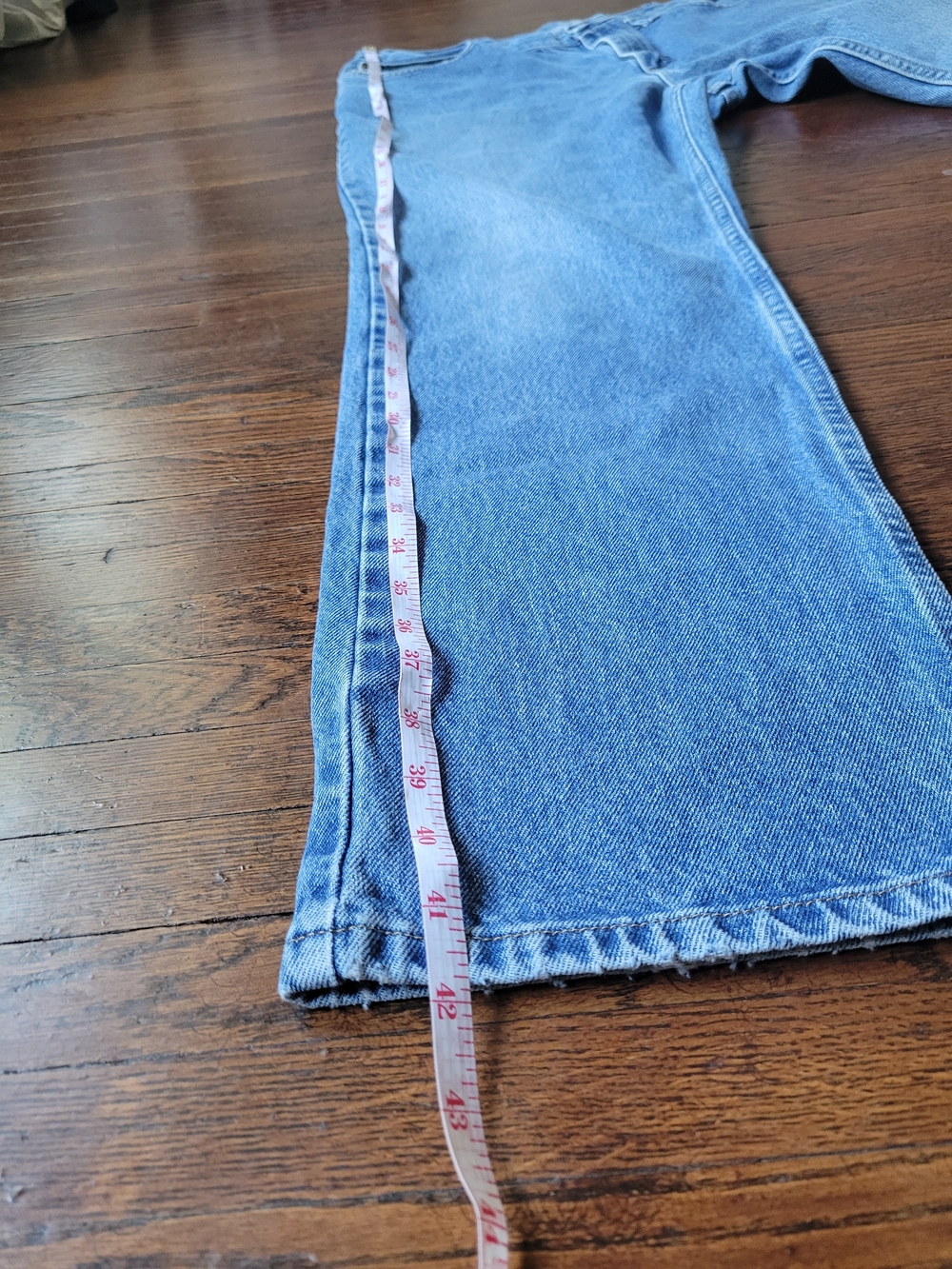 Riders by Lee Mens 38X32 Denim Jeans Regular Fit Straight Leg Heavy Duty - Picture 9 of 16